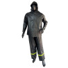 Impermeable Conjunto Chaqueta Capucha Pantalon Cal 16 Reflectivo