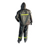 Impermeable Conjunto Chaqueta Capucha Pantalon Cal 16 Reflectivo