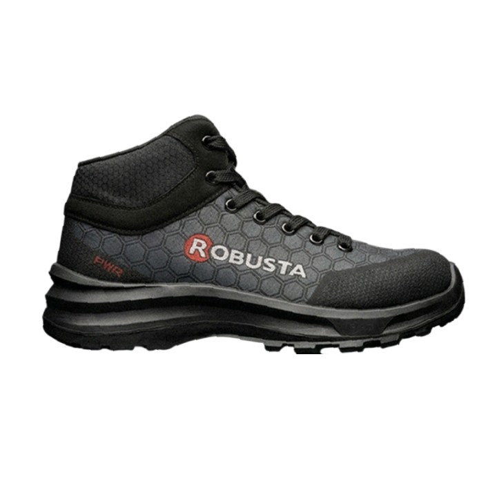 Bota Seguridad Robusta Power One Alto Con Puntera
