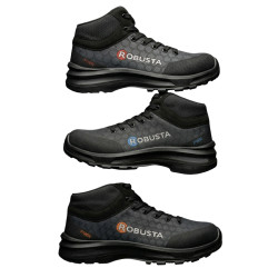 Bota Seguridad Robusta Power One Alto Con Puntera