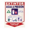 Señal Extintor Agua A Presion