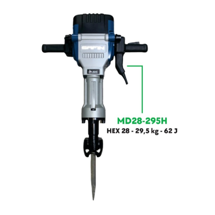 Demoledor MD28-295H HEX 28 - 29,5 kg -62 J Safin