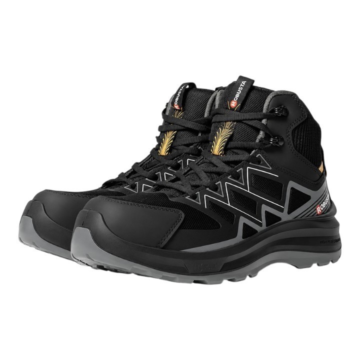 Bota Seguridad Robusta Power One Alto Con Puntera