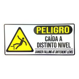 Señal Peligro Caidas Distinto Nivel 30X15