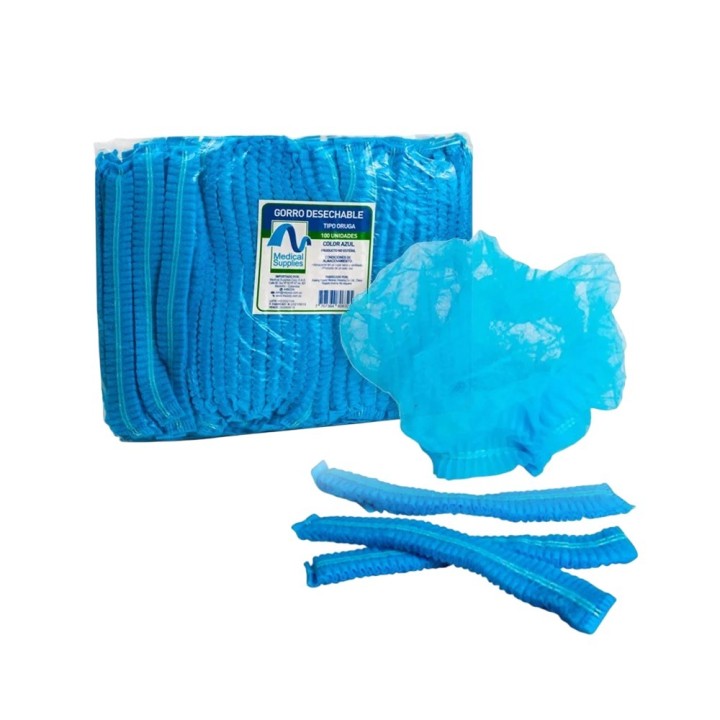 Gorros Desechables Tipo Oruga Paq x 100 Und Medical Supplies