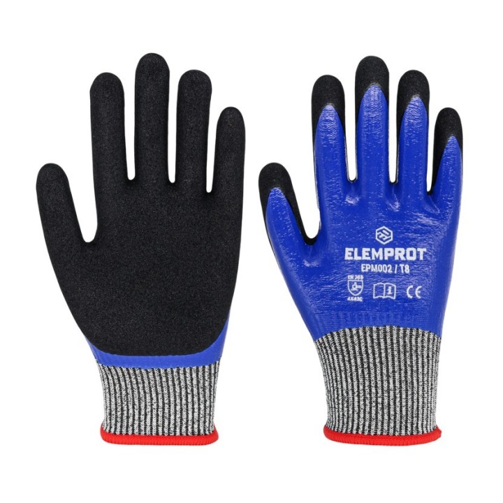 Guante Anticorte Cut5 Nitrilo Epm002 Elemprot