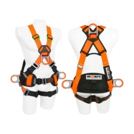 Arnes 4 Argollas con Soporte Lumbar INSAFE IN 8004-1