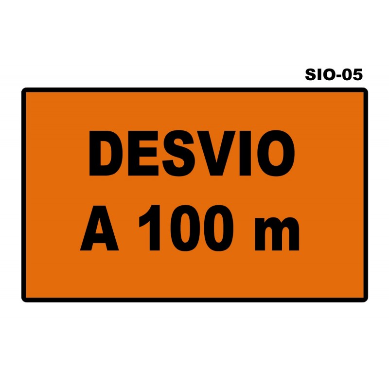 07070204 - Senal Desvio Sio-05 (Señal Metalica Movil Temporal) 