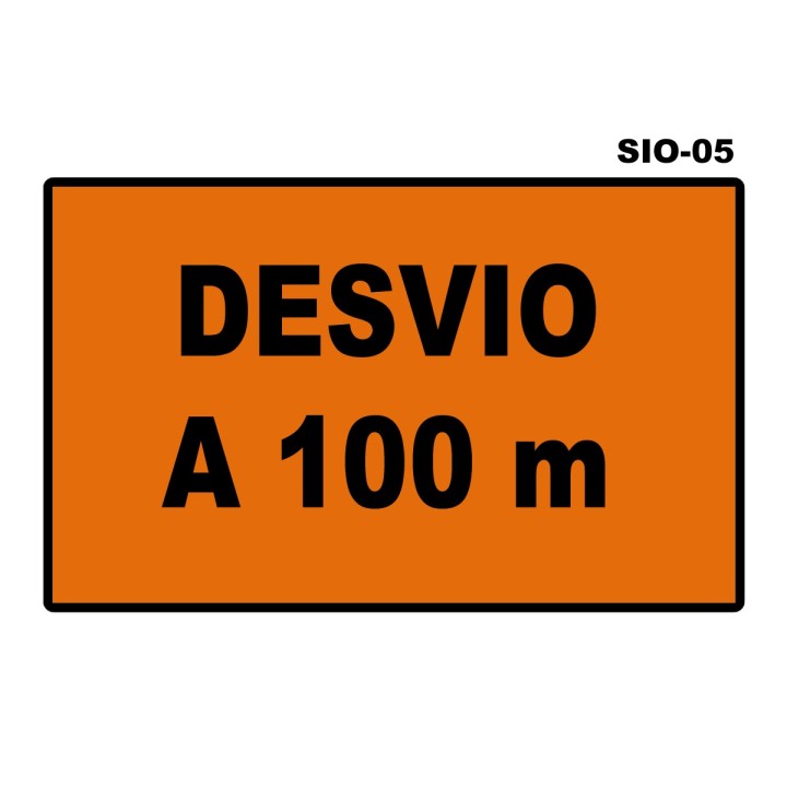 07070204 - Senal Desvio Sio-05 (Señal Metalica Movil Temporal) 