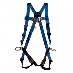 Cuerpo Entero Ajustable En Torso Y Piernas. Estilo En H Para Funciones De Detencion De Caidas Por Su Argolla Dorsal En D