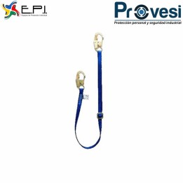 Eslinga Posicionamiento Sencilla Reata Poliester 25Mm Graduable 1.80M Doble Gancho Pequeño ¾ 50-21A-180 Epi